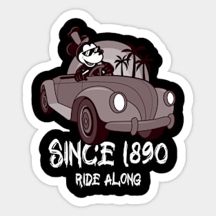 mickey on the ride Sticker